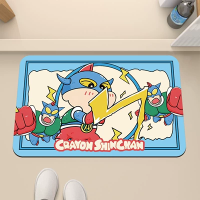 Avtomobil döşəmə paspasları | Floor Mat Bathroom Floor Mat - light-blue-edge-dynamic-superman-xiaoxin-3040