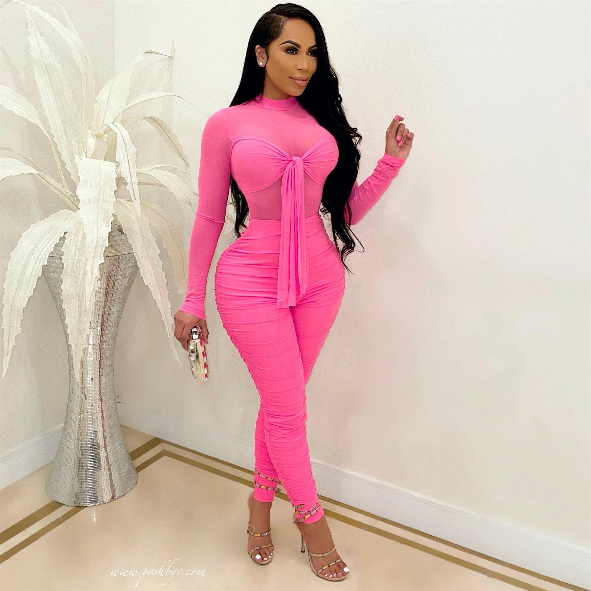 women s mesh jumpsuit nihaostyles clothing wholesale NSXPF71367