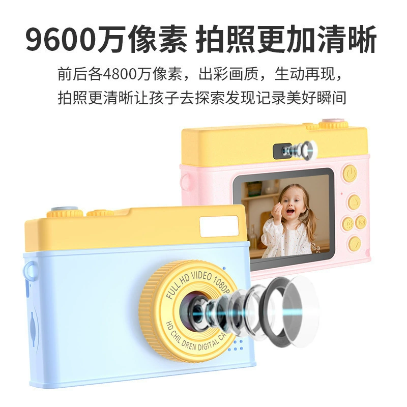 Small camera for students, handheld lens, videocamera