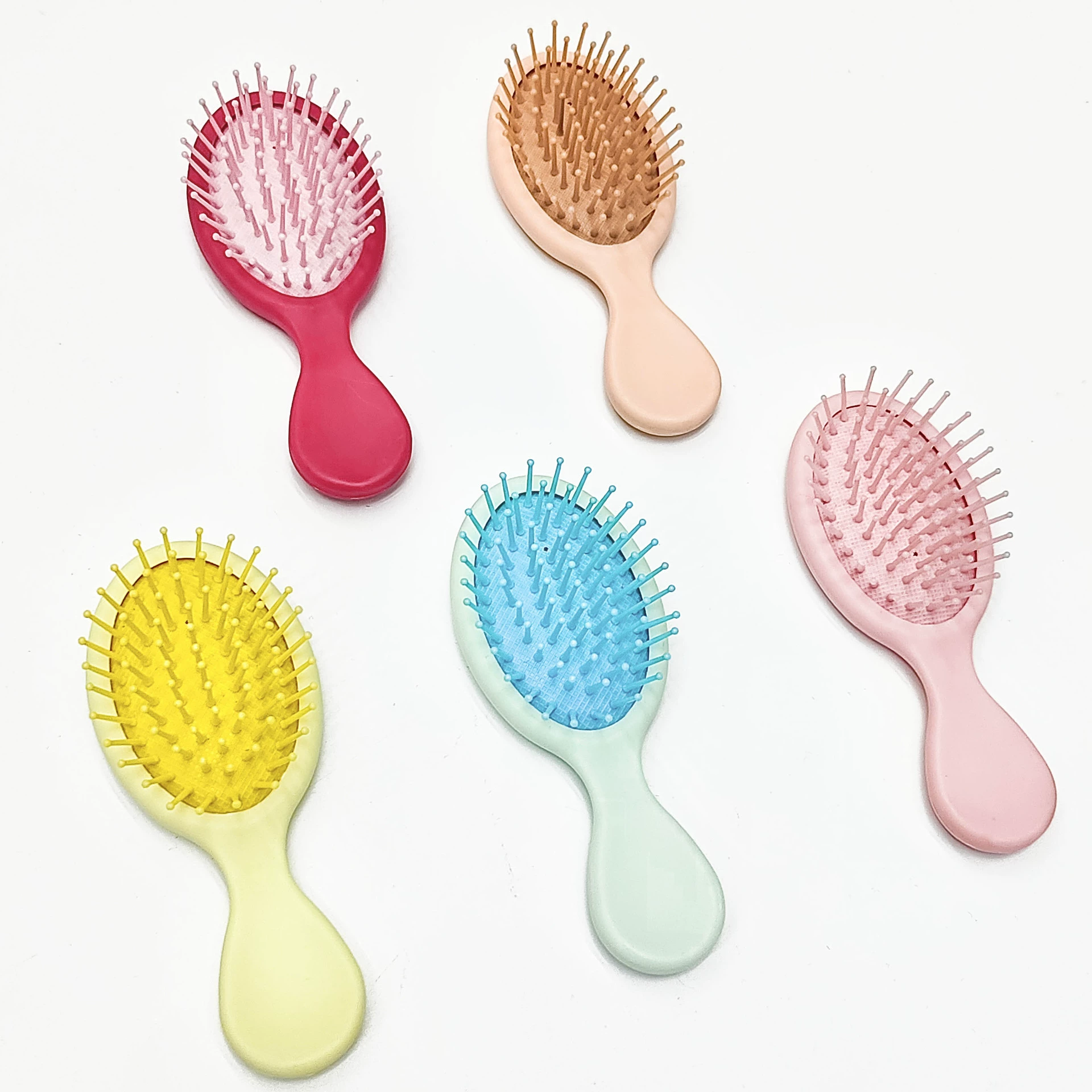 Small massager, soft heel, cute air bag, handheld brush