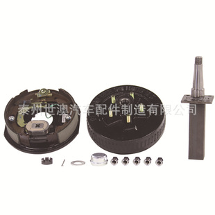 5-Hole 3500 Pound Trailer Electromagnetic Brake Drum Trailer Rv Hydraulic Oil Brake Hub Trailer Axle Head Assembly with Brake