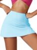 C7504 代发速卖通亚马逊跨境新款运动裙女式纯色高腰半身裙，|ms