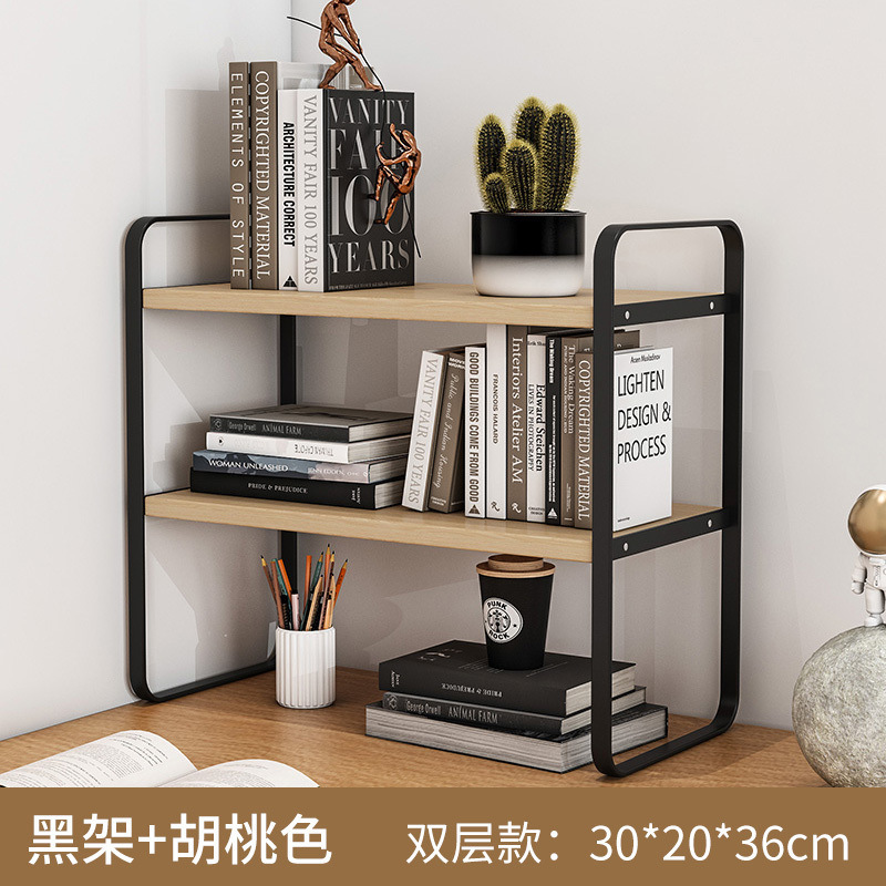 デスクトップ収納ラック多層本棚学生デスク収納ラックオフィスコンピュータデスク層状キャビネット収納アーティファクト|undefined
