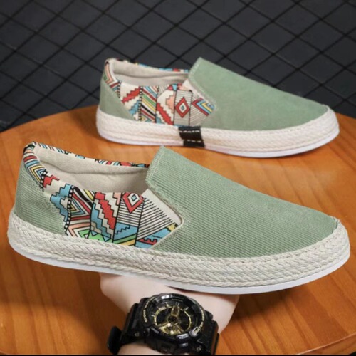 Men's Shoes  New Autumn Breathable Lazy One-Step Trendy Shoes Korean Style Trendy Versatile Boys Casual Shoes