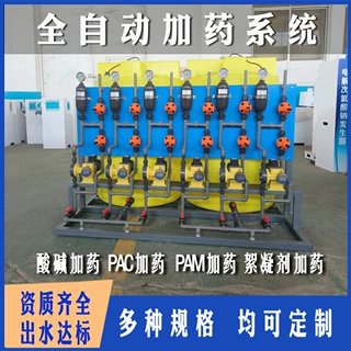 全自动酸碱絮凝剂PAMPAC加药装置 环保厂家现货 PAC加药装置