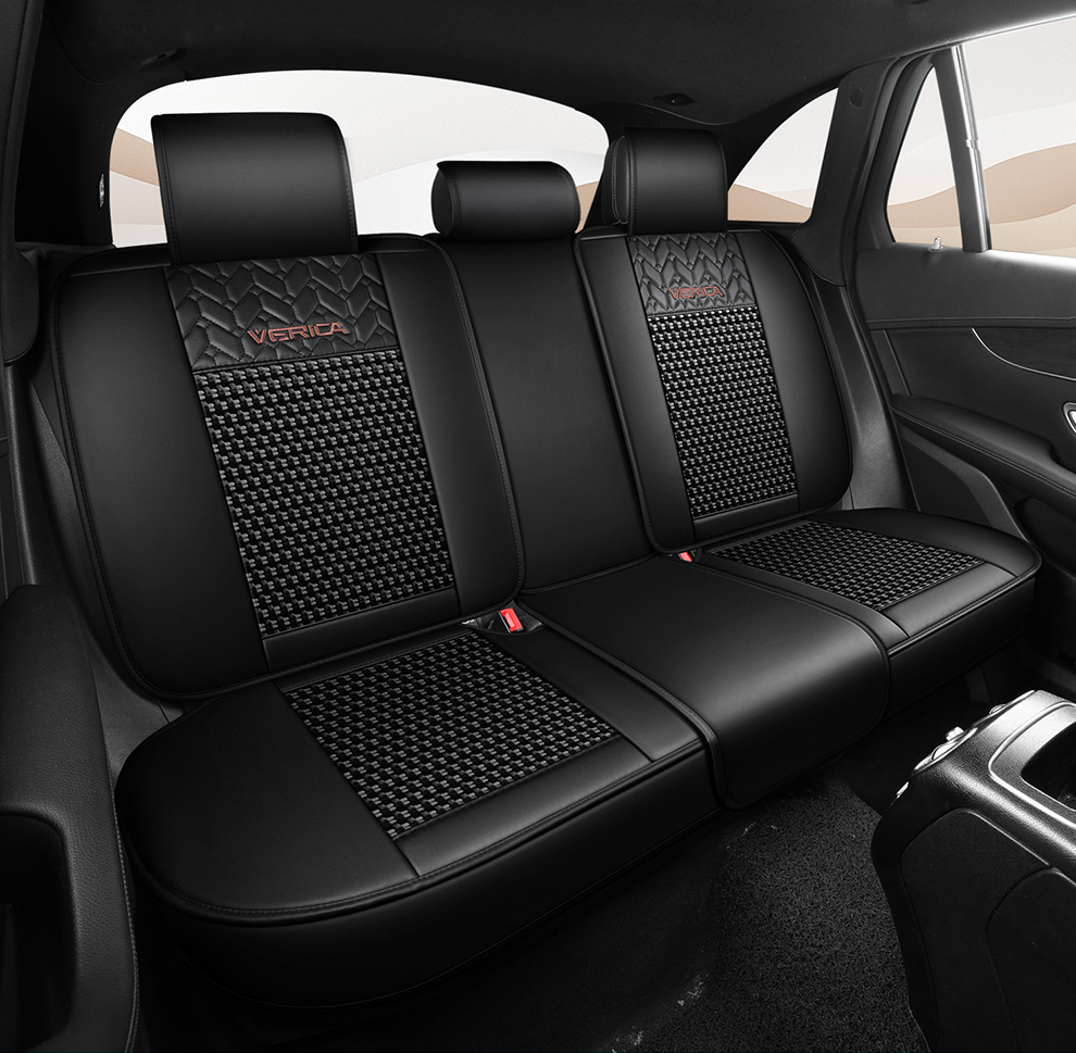 25 Years New Breathable Leather Ice Silk All-Inclusive Four-Season Universal Car Seat Cushion Seat Cover Manufacturer Wholesale Cross-Border