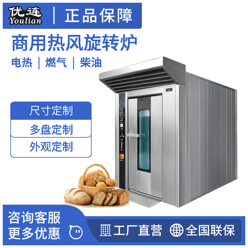优连16盘燃气型热风旋转炉YL-16G