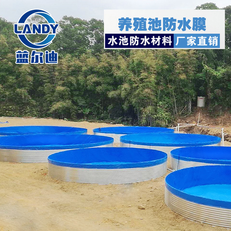 异形游泳池工程翻新卷材胶膜温泉胶膜垫层耐高温可代替马赛克瓷砖