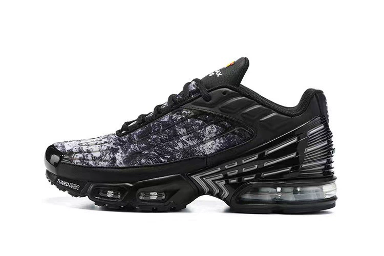 Кроссовки Putian Shoes 2102 Air Max Plus III мужские и женские, TN 3, двухцветная прострочка, воздушная амортизация для бега