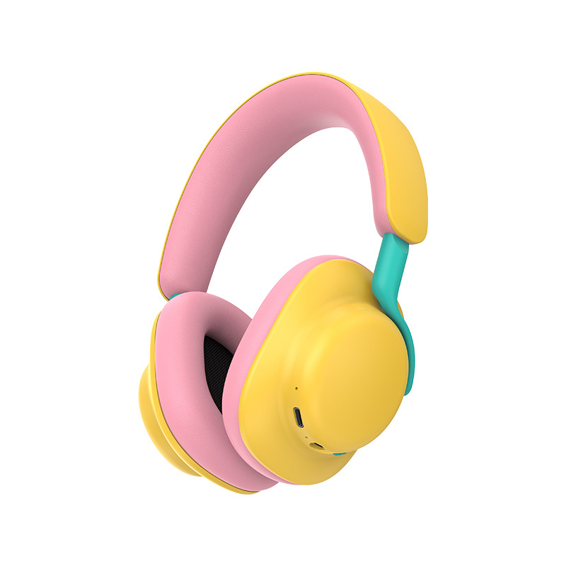 Cross-border New Arrival Over-ear Bluetooth Headphones Color-blocking Stereo Wireless Sports Phone Headset Factory Direct Sales - 8