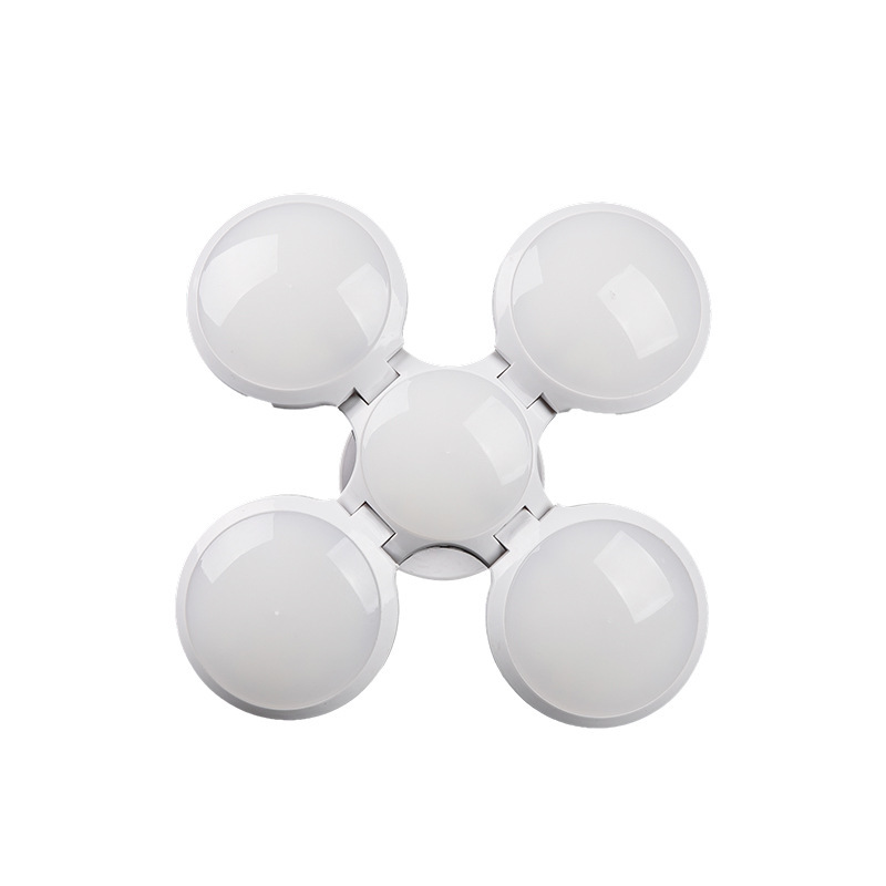 LED Luz de fútbol plegable E27 tornillo boca dormitorio de los niños puesto de luz mercado nocturno emergencia hogar ahorro de energía bombilla solar