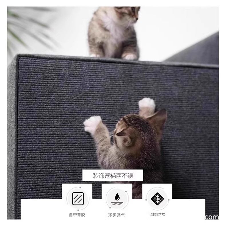 Protector rascador para sofá, alfombra resistente para gatos