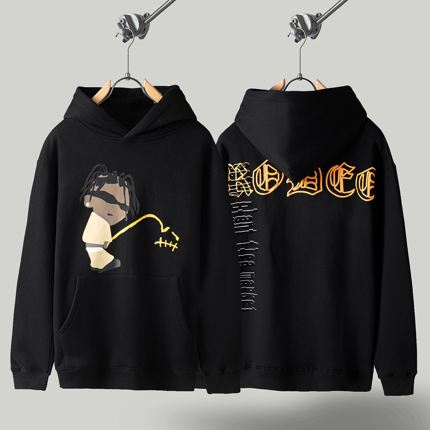 Marca de moda de rap hip-hop europea y americana TRAVIS marca compartida M Kee sudadera con capucha suéter chaqueta de pareja pantalones T SCOTT