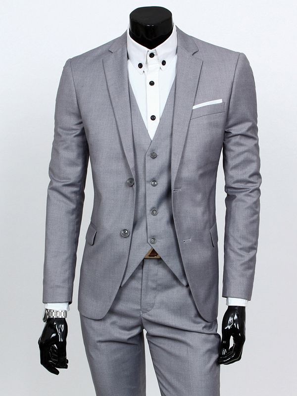 Estilo coreano casual pequeño traje de primavera y otoño nuevo abrigo los hombres Ruan guapo alto fino doble hebilla color sólido traje