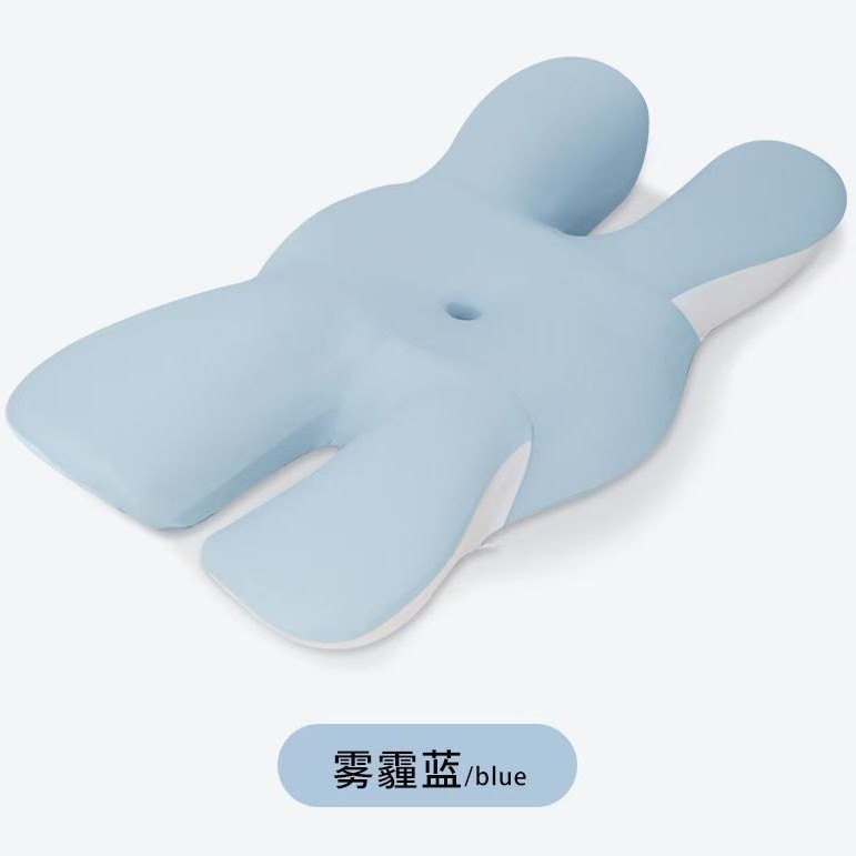 深度睡眠记忆枕蝶形枕美容枕护颈椎侧睡不压脸不压耳朵记忆棉枕头|undefined