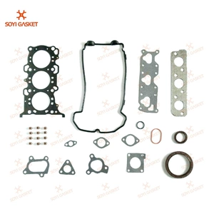 Suitable for Suzuki K6A overhaul kit 11402-78838, including various engine parts, cylinder head gasket, and valve chamber repair kit