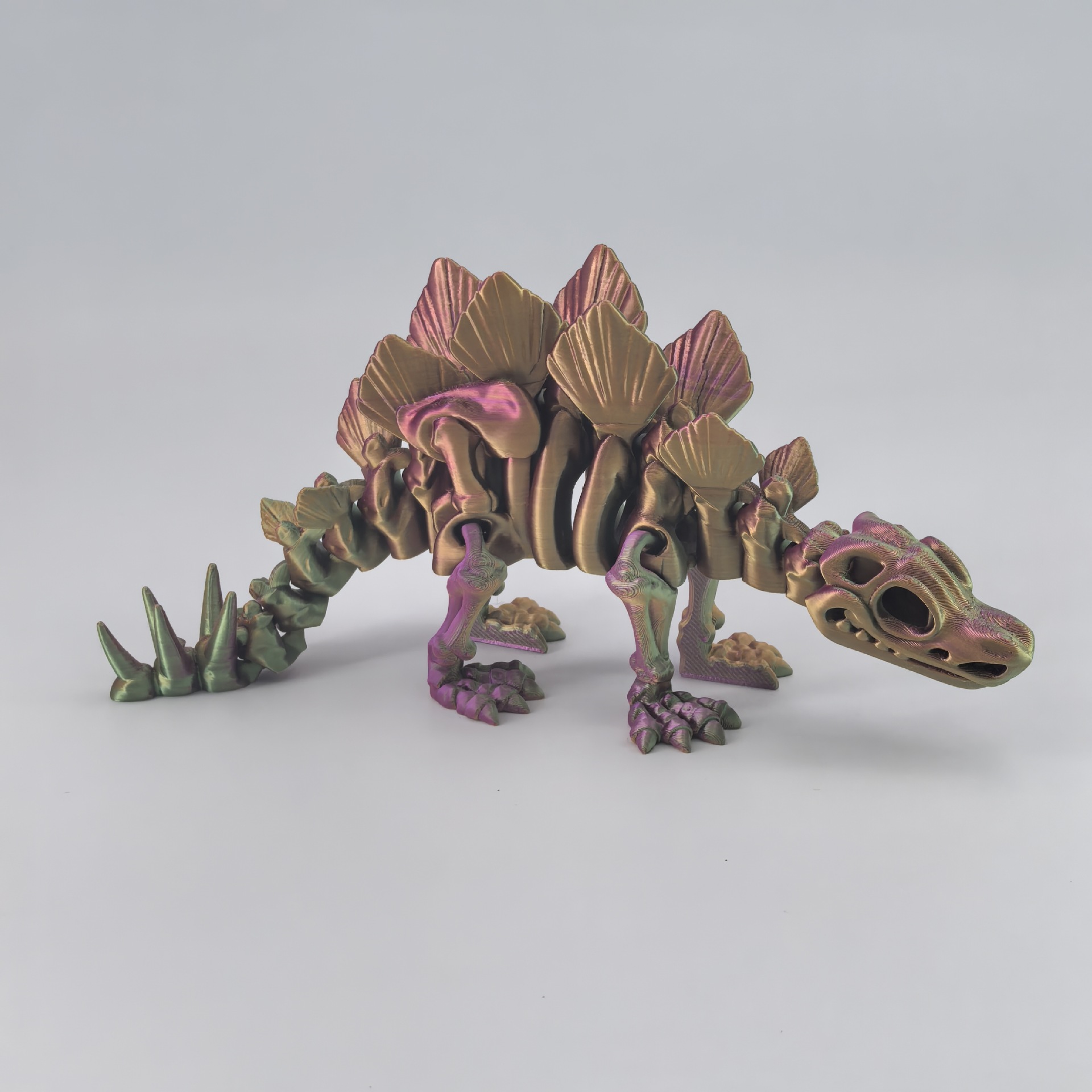 스테고사우루스-골든 그린 로즈 레드