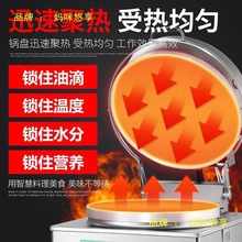 久德创商用燃气烤饼炉酱香饼千层饼烙饼机大饼锅电饼铛煤气烤饼机