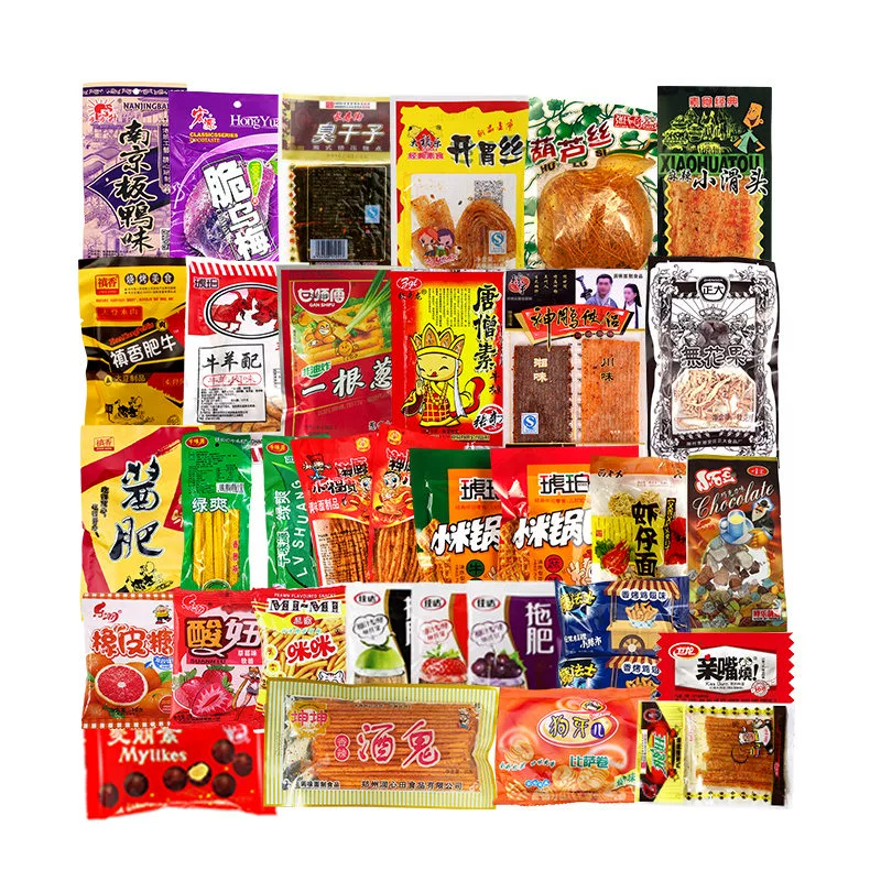 Н Nostalgic snack gift package classic childhood old-fashioned spicy bars snack mixed
