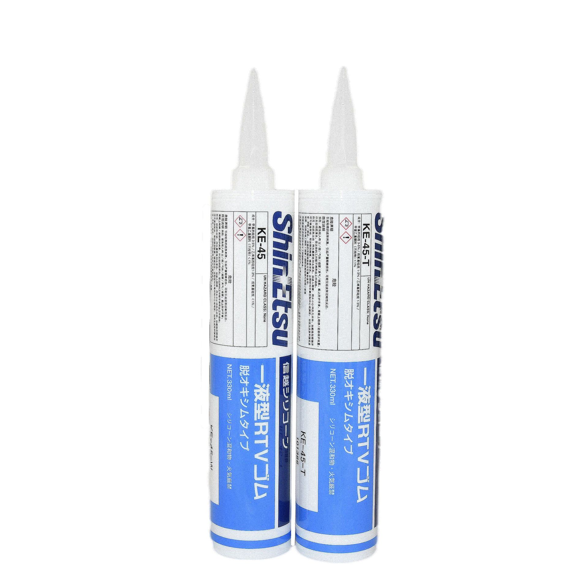 信越KE45G室温硫化密封粘结硅橡胶 KE45灰色电子硅胶绝缘密封胶水