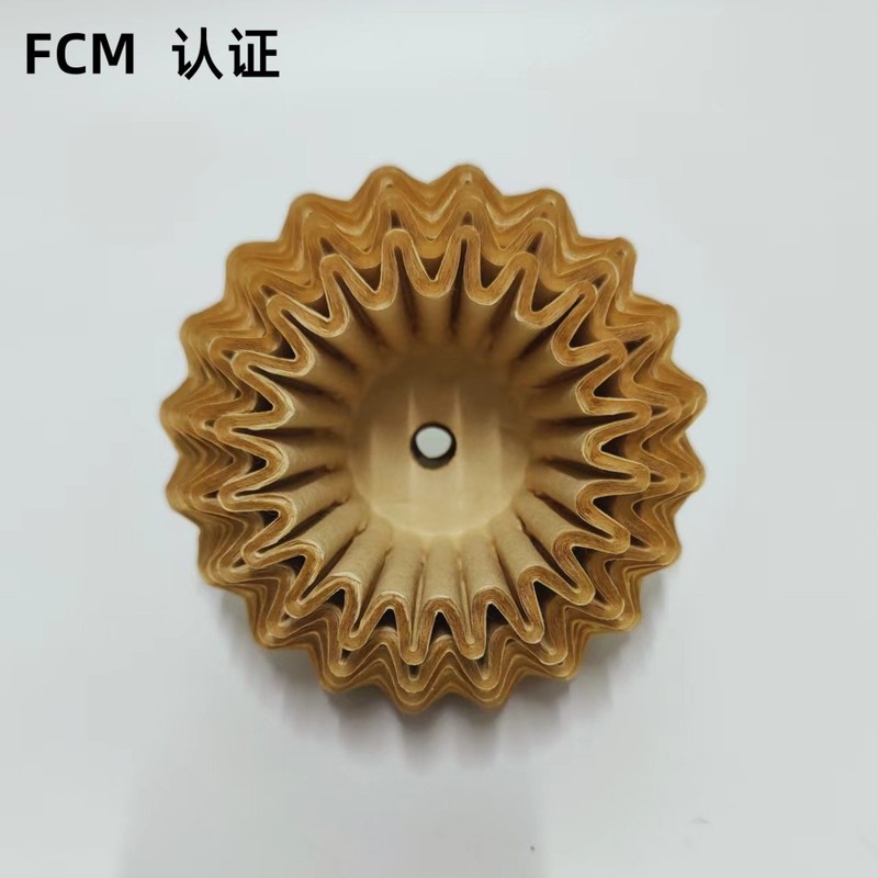 源头厂家155/250带孔50g蛋糕杯碗形咖啡过滤纸原木浆材质现货|undefined