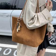简约复古大容量包包2025秋冬季新款女士单肩包外出上班通勤托特包