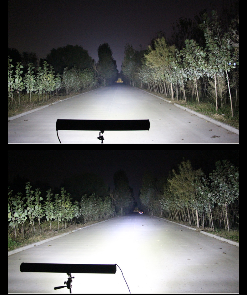 Car Strip Lights Led Spotlights Grille Lights Super Bright Waterproof Truck Front Bumper Lights 12V 24V Off-Road Roof Lights Modification