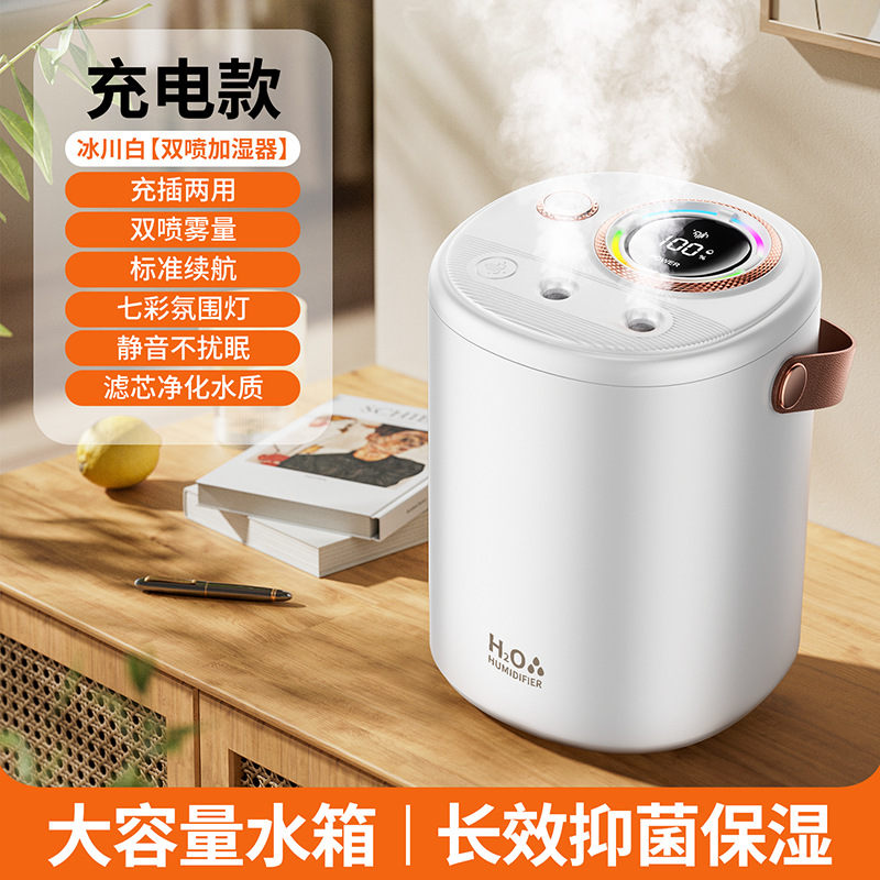 Nuevo humidificador pequeño y grande capacidad USB humidificador para bebés domésticos silenciosos para dormir madre y bebé, hidratación y purificación de humedad constante