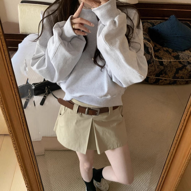 Spot Korean Dongdaemun Pinch Pleated Casual Shorts 2025 Summer Women's Pure Color Versatile Loose Thin Pants