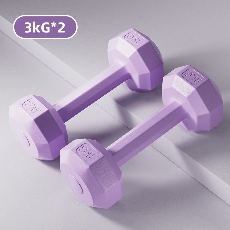 Dumbbell Women's Fitness Equipment Home Slim Belly Barbell Kettlebell Kidsren and Adolescents Female Small Dumbbells 2 Pairs