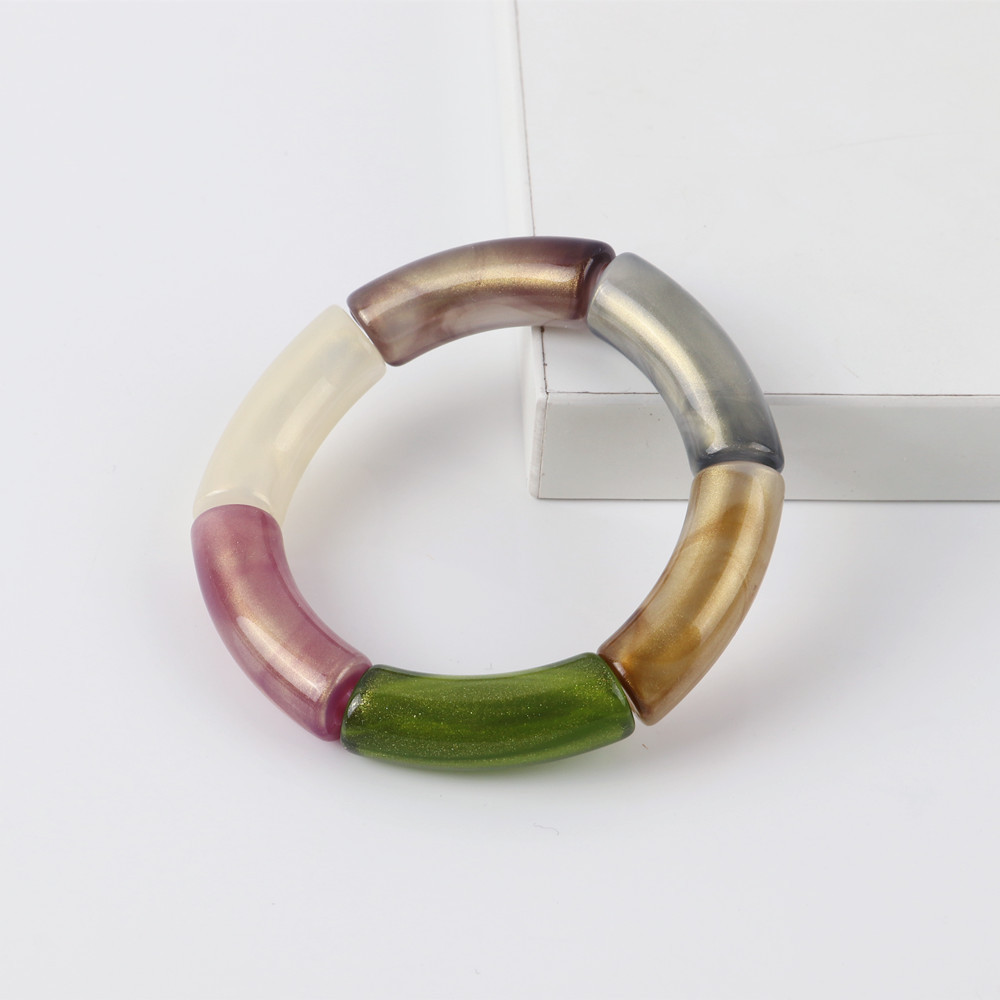Bangle Classification Retro Solid Color Acrylic Bangles Wholesale
