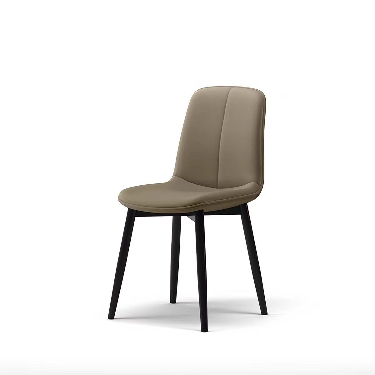 Sillas de comedor domésticas nórdicas lujosas sillas de respaldo de hierro forjado modernas y simples para negociar mesas de comedor taburetes sillas