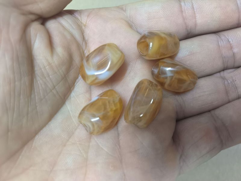 亚克力异形双色大孔珠DIY饰品配件手工串珠服饰配件材料批发|undefined