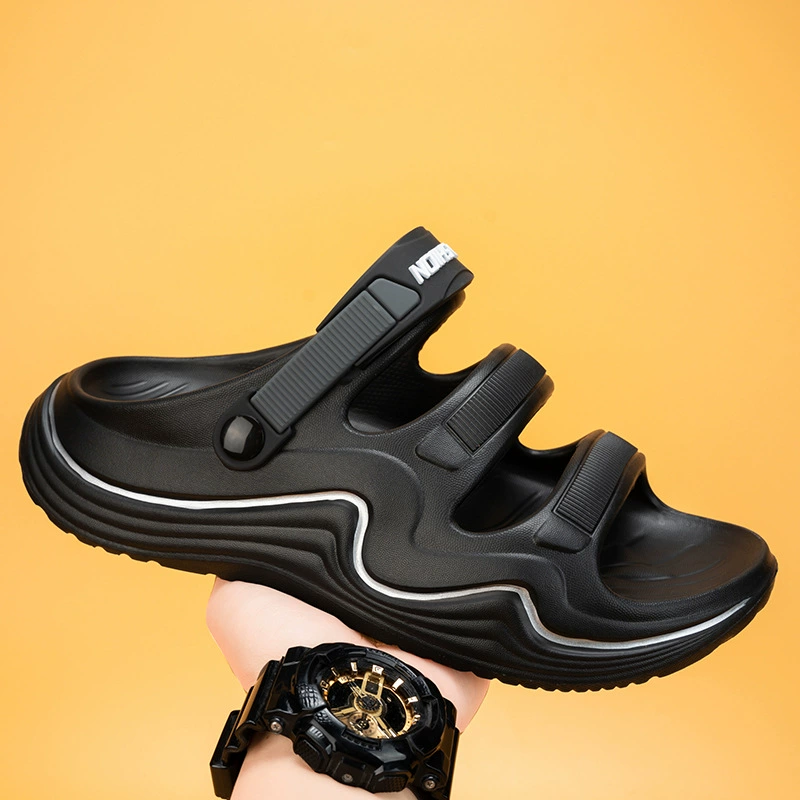 Мужские сандалии 2025 новая летняя одежда спортивная наружная встряхивание горячая модель вождение тапочки нескользящая пляжная обувь