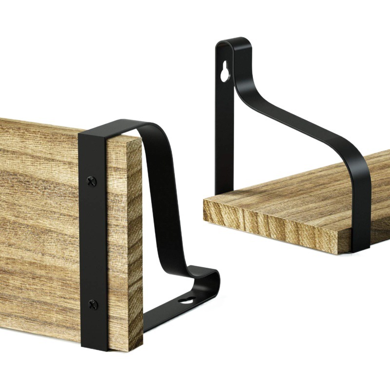 Amazon colgante de pared estante de madera flotante estante de almacenamiento de baño cocina sala de estar montado en la pared partición