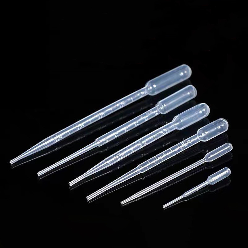 吸管一次性塑料带刻度巴氏滴管0.2/0.5/1/2/3/5/10ml医用实验耗材