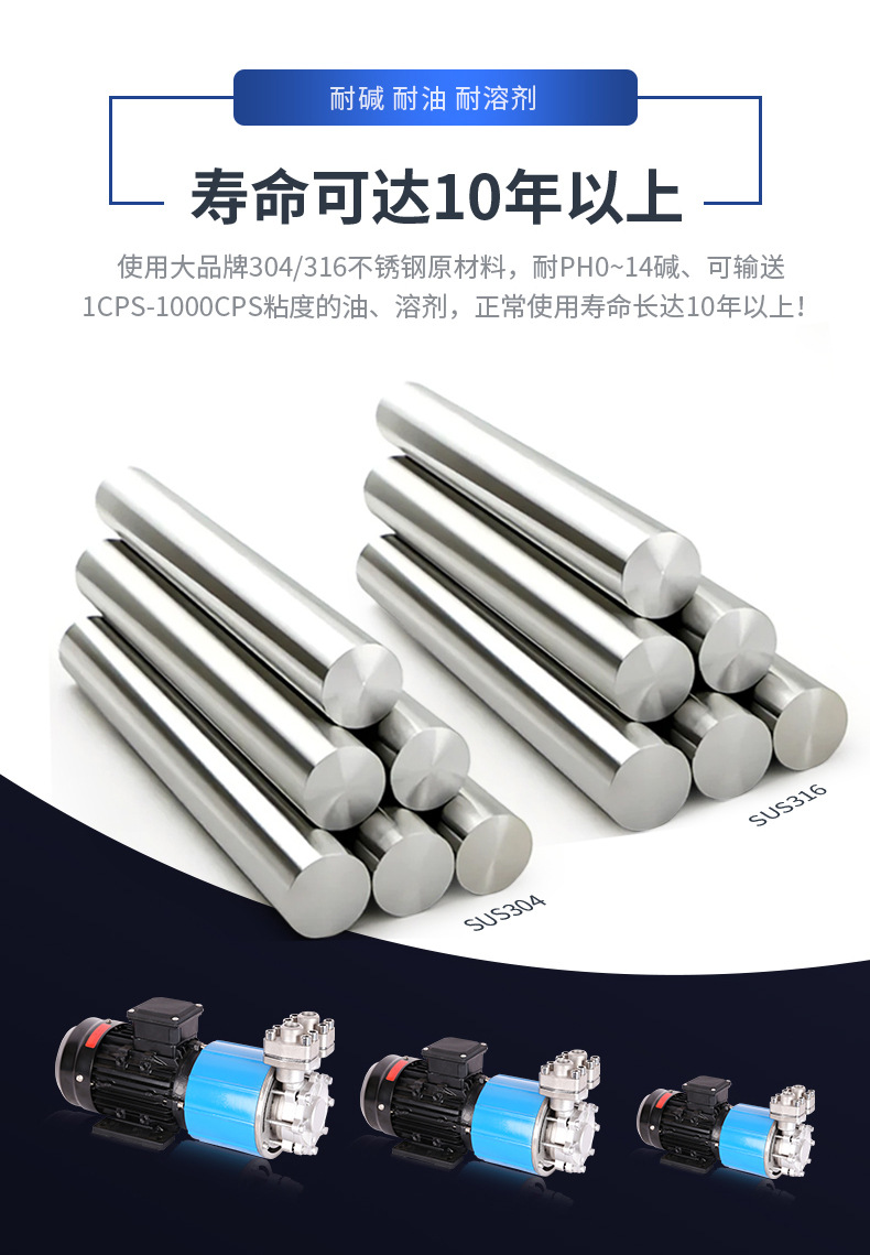 QWC不锈钢磁力泵_06