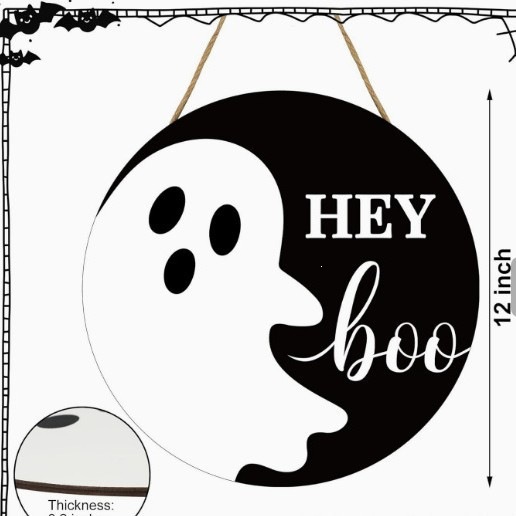 Colgante transfronterizo madera nueva atmósfera de fiesta de Halloween decoración del hogar patio decoración del vestíbulo lista de fabricantes de lote
