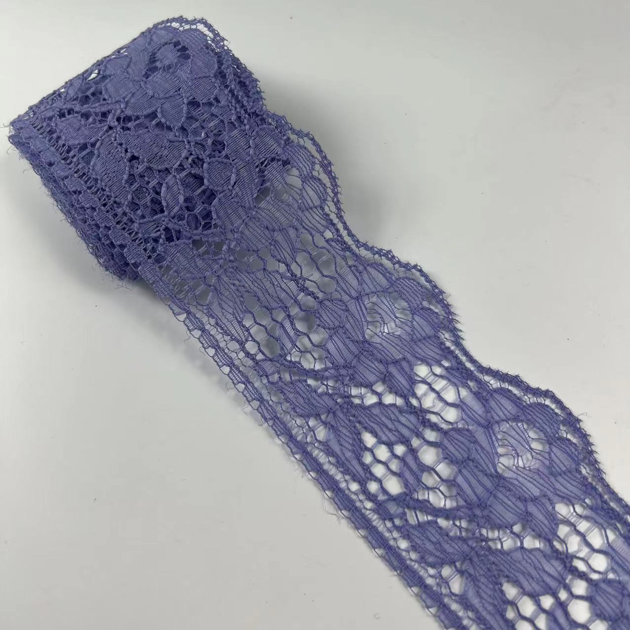 Suministro directo de fábrica 6cm encaje ropa textil para el hogar falda collar accesorios encaje color no elástico material de poliéster al por mayor