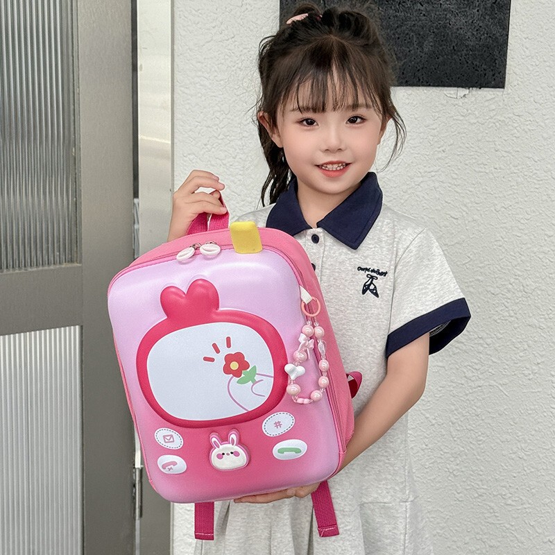 幼儿园书包卡通立体EVA硬壳书包中大班蛋壳背包男女孩儿童双肩包|undefined