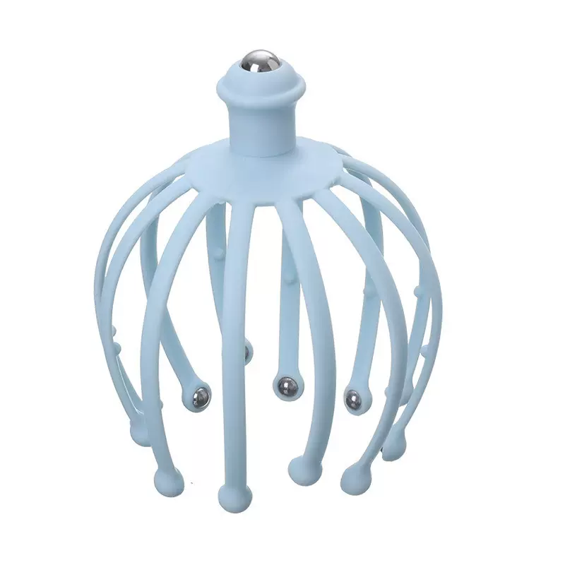 工厂头皮按摩器钢珠头部12爪子8爪鱼抓头挠头神器滚珠家用外贸批