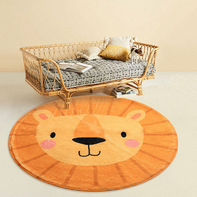Round Carpet - Cute Animals