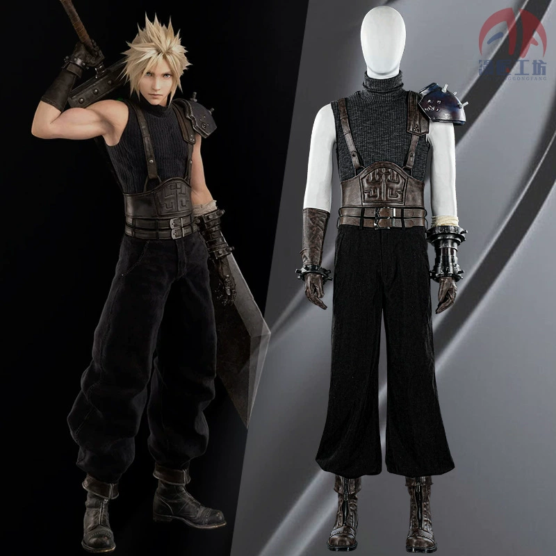 Новая Dimension Final Fantasy 7 ремейк версия Claude игры с тем же косплейным костюмом для мужчин