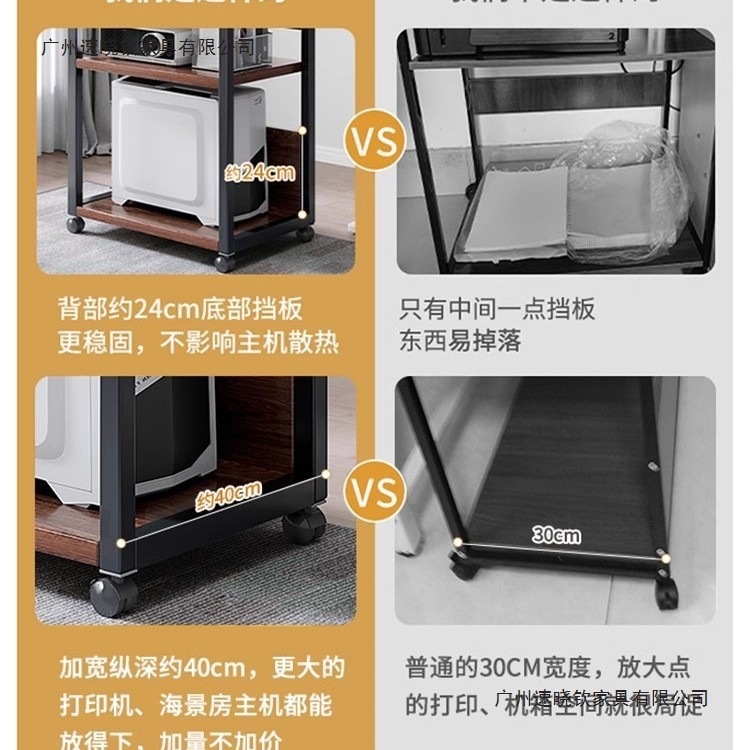 プリンタ収納ラック床置きオフィス多層モバイルストレージ鉄オーガナイザーキャビネットワークステーションコンピュータホストブラケット|undefined