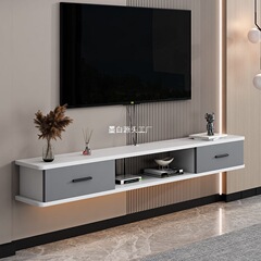 吊り下げテレビキャビネット壁掛け収納キャビネット小型セットトップボックス収納ラックキャビネットリビングルーム壁掛けテレビキャビネット