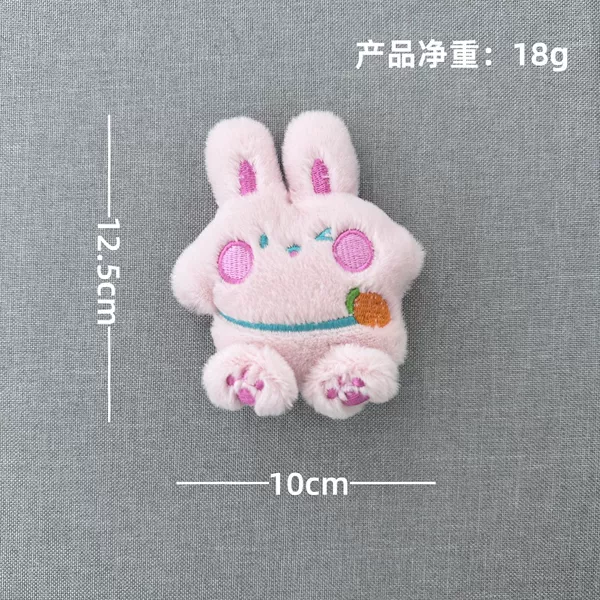 Plush rabbit, mint doll