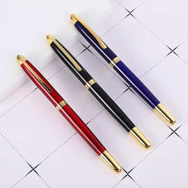 厂家现货商务多色金属签字笔广告礼品笔可定LOGO金属中性笔宝珠笔