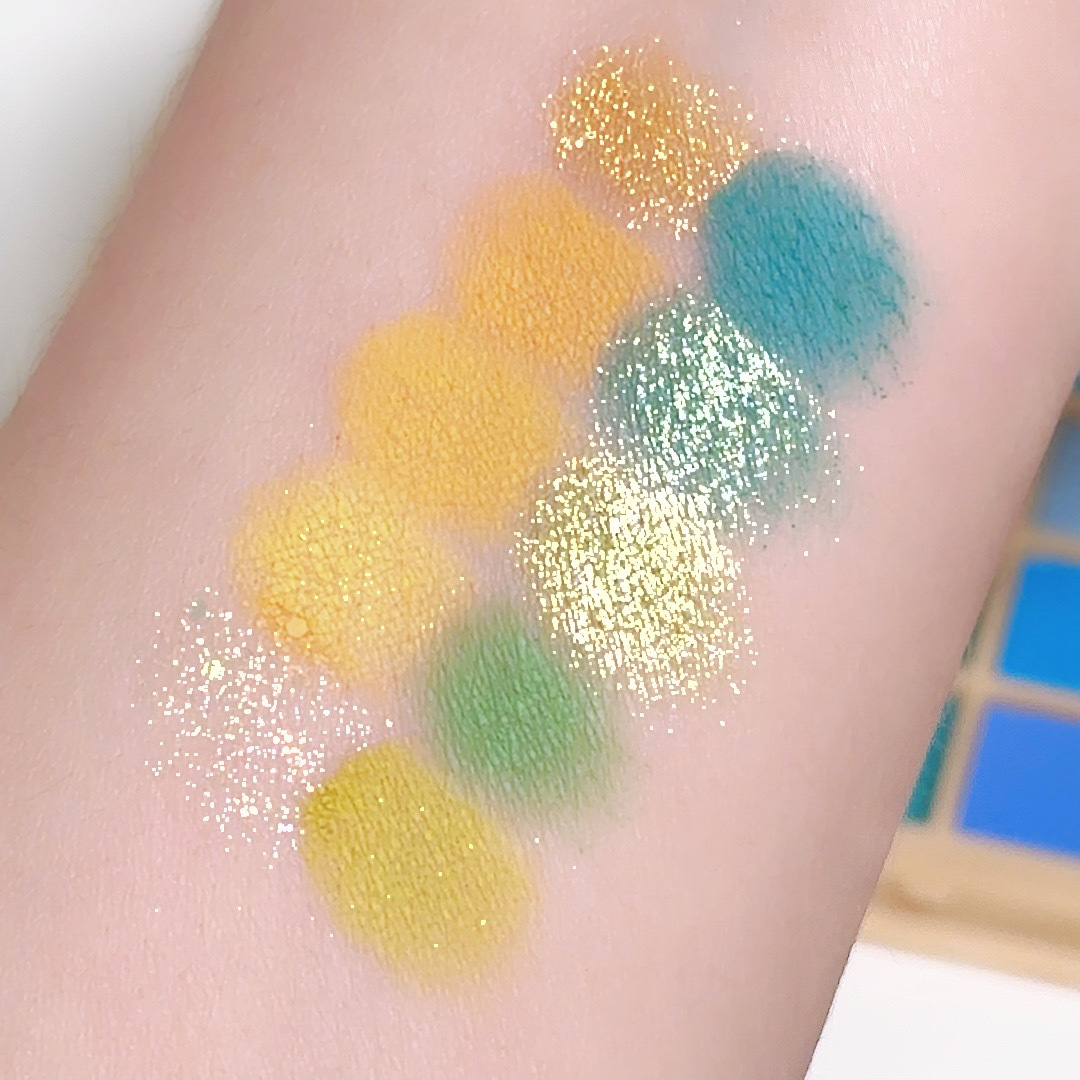 MGL40 dreamy color eyeshadow palette, pearlescent sequins, glitter powder, cosplay makeup, children's stage makeup, performance cosmetics undefined