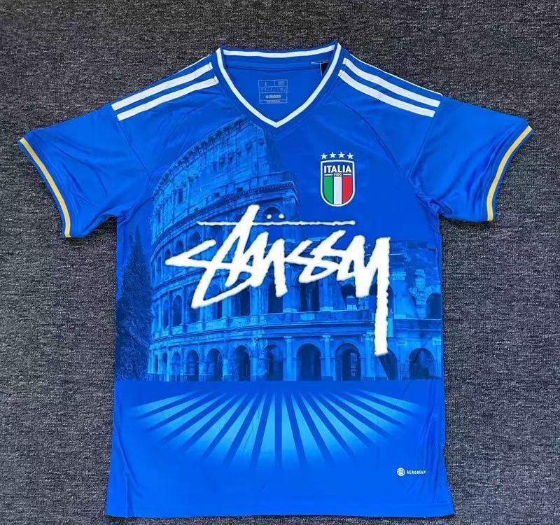 Stussy足球服队服批发巴黎巴西德国法国英格兰意大利日本球衣代发|undefined