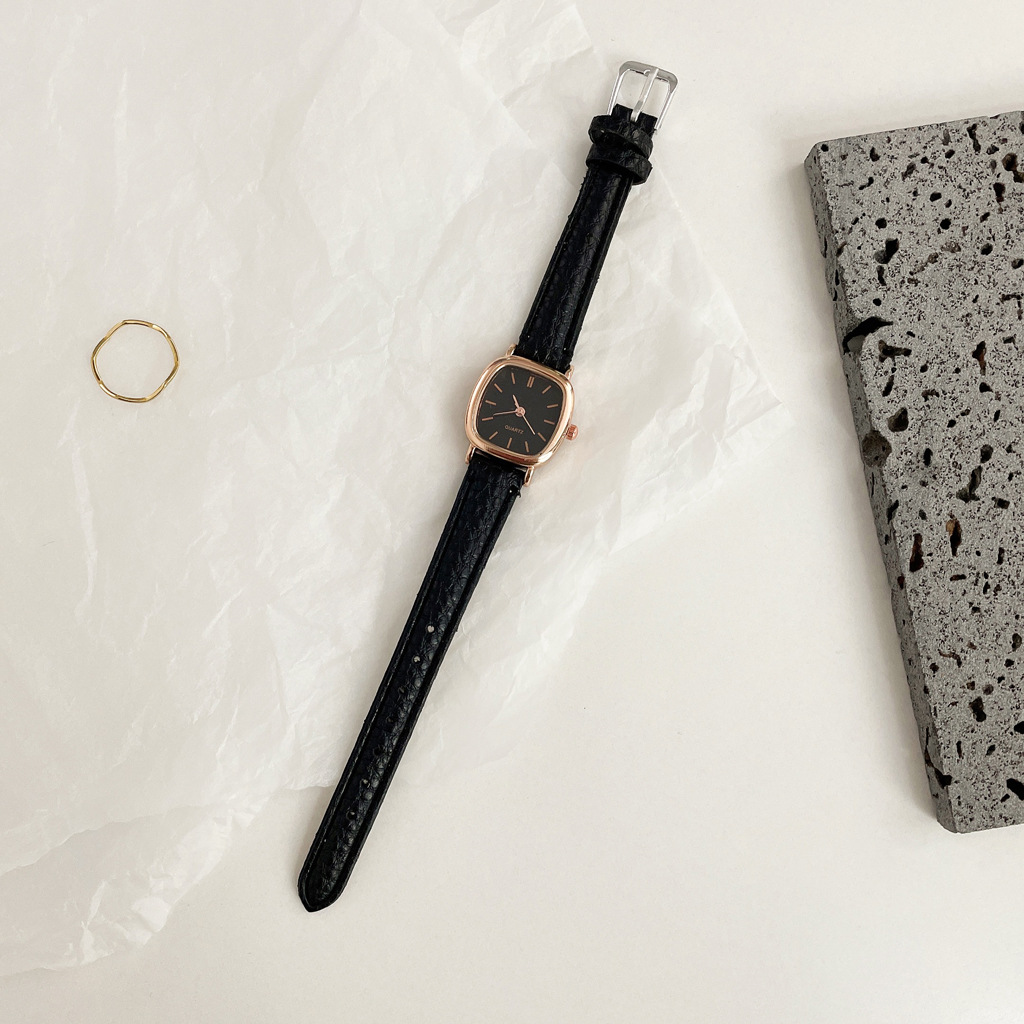 Watch in Black with White